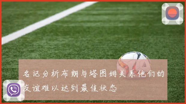 名记分析布朗与塔图姆关系他们的友谊难以达到最佳状态